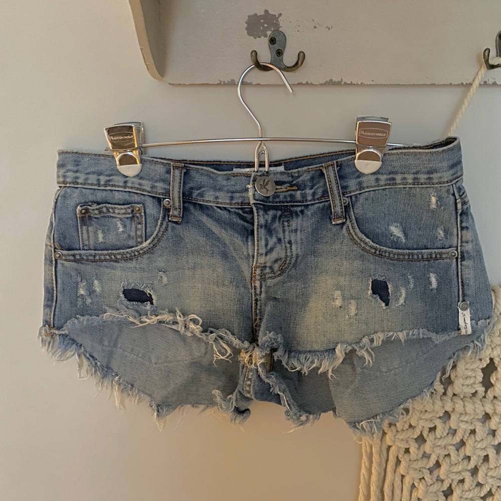 One Teaspoon Jean Shorts